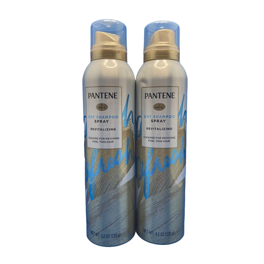 Pantene Dry Shampoo For Fine Thin Hair 2 Pack 4.2 Oz Each Free Shipping